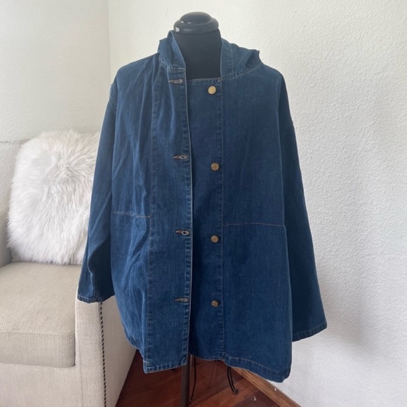 NWT B SIDES Blue Jeans travel Jacke M/L - Picture 5 of 6